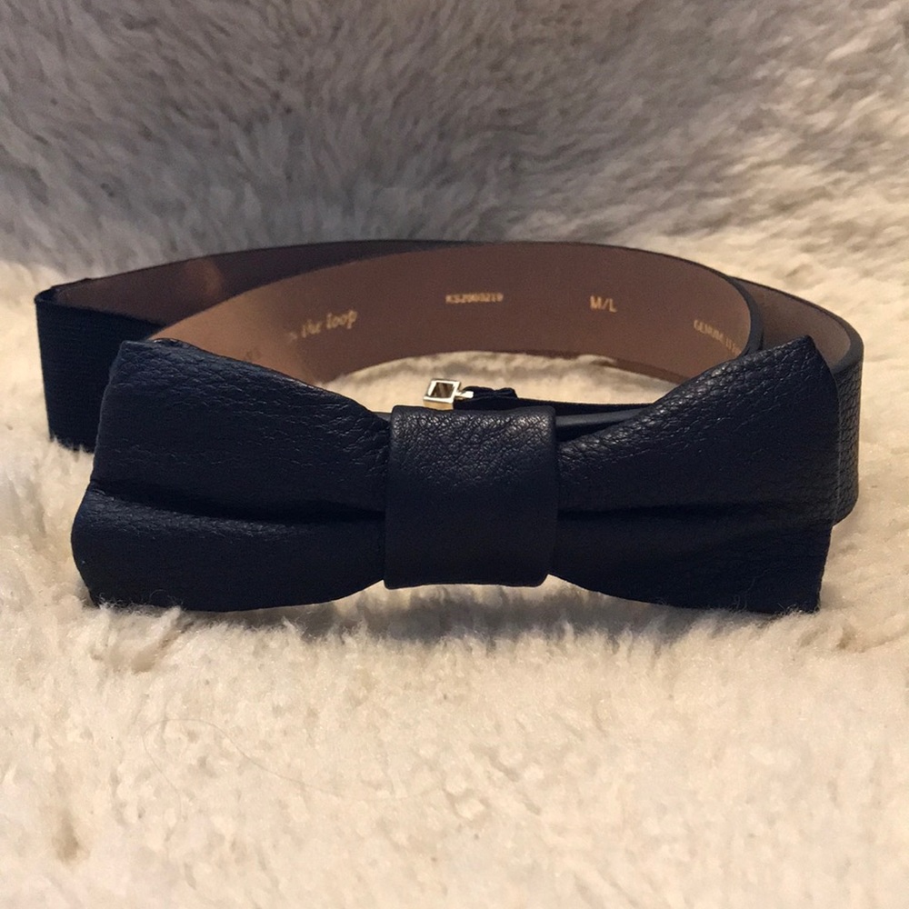 KATE SPADE  ♠️ Black Bow Belt